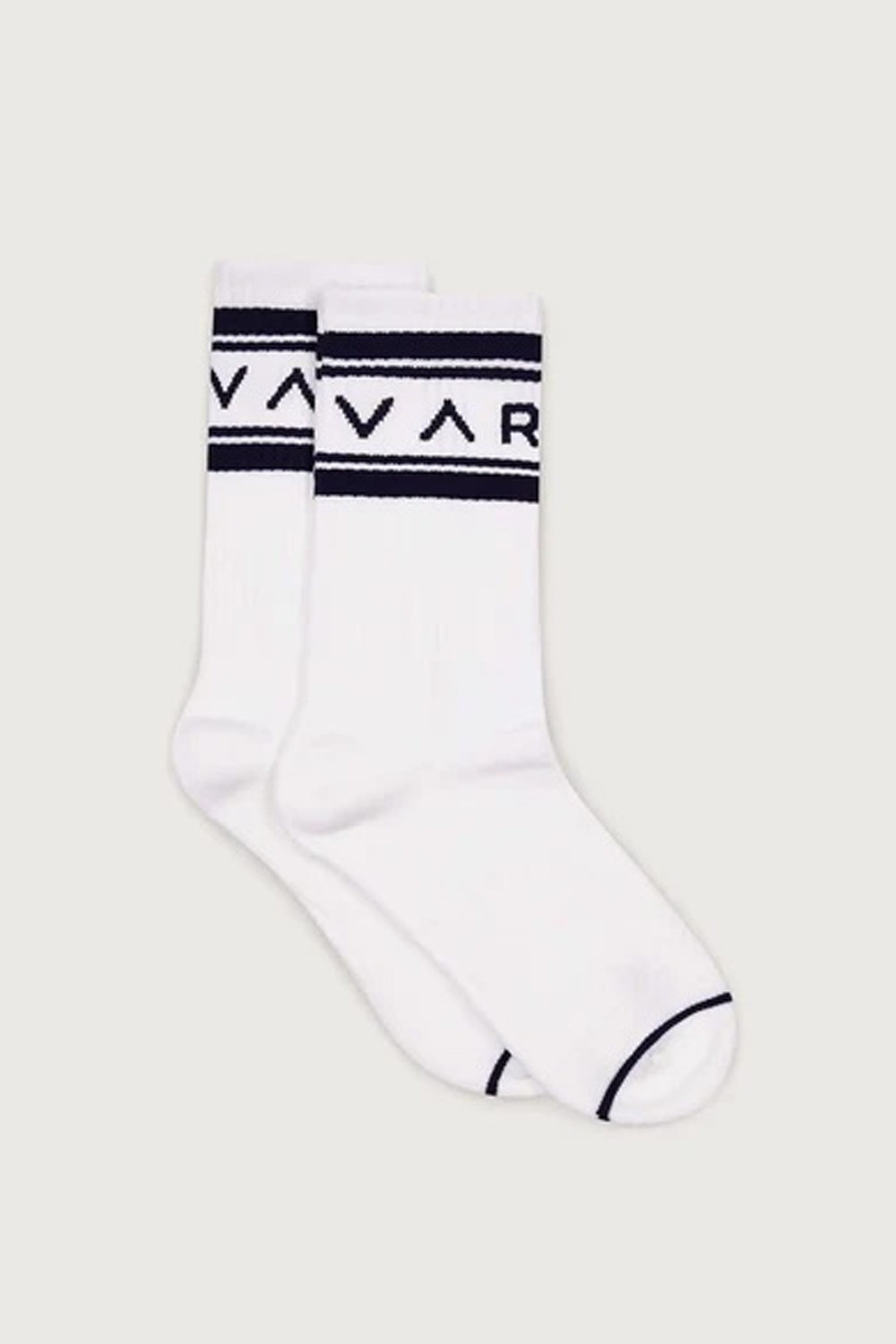 Astley Active Sock in White/Blue Nights
