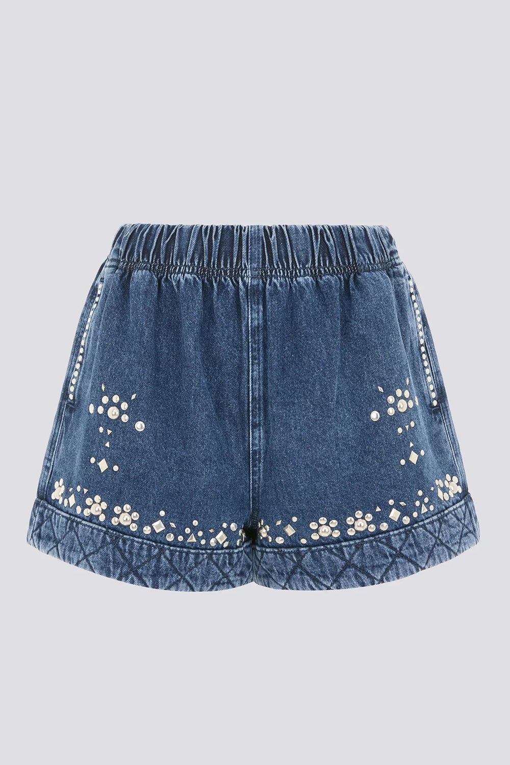 Cyndi Shorts in Indigo Denim