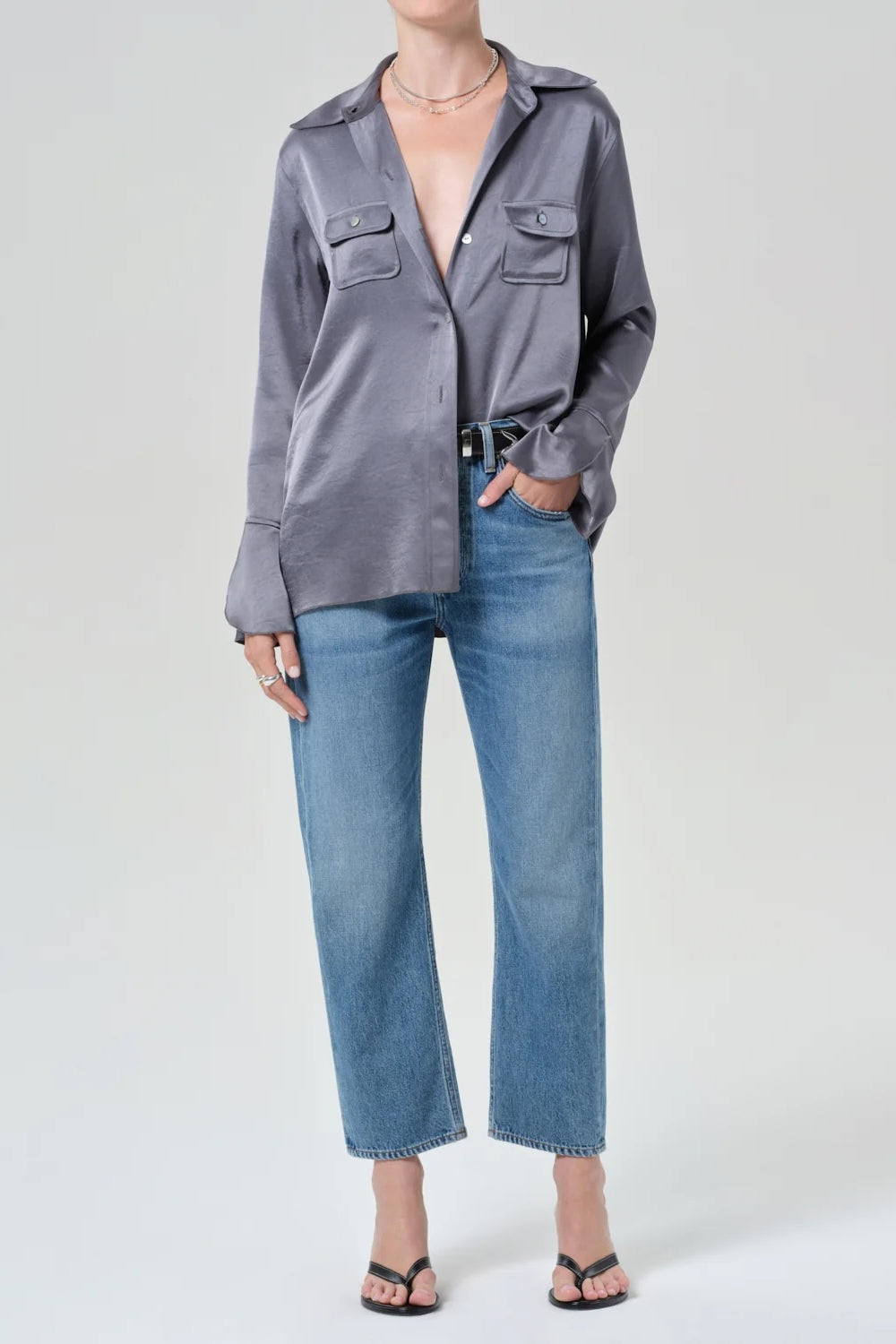 Winslow Boyfriend Cropped Jean in Solstice