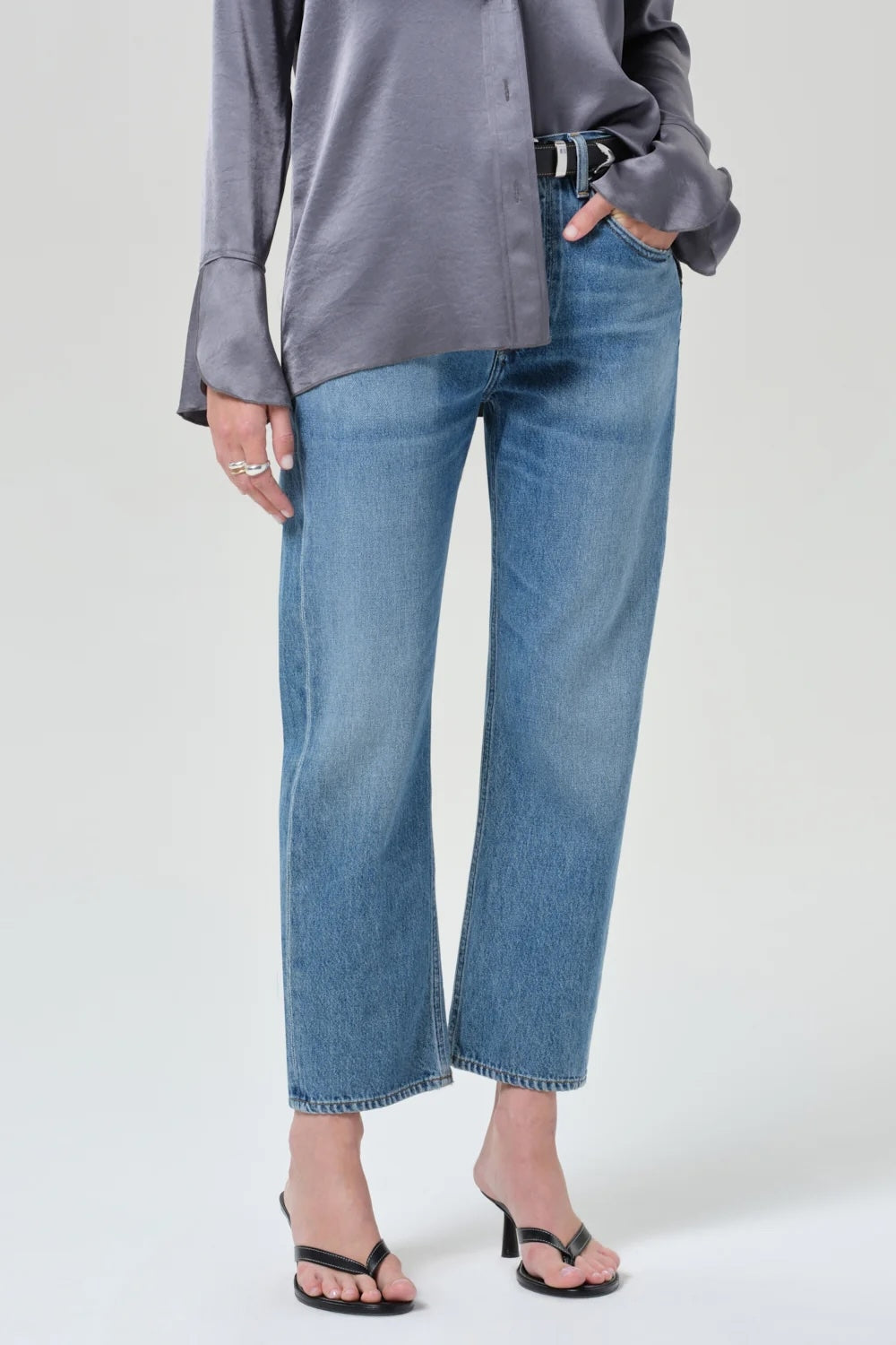 Winslow Boyfriend Cropped Jean in Solstice