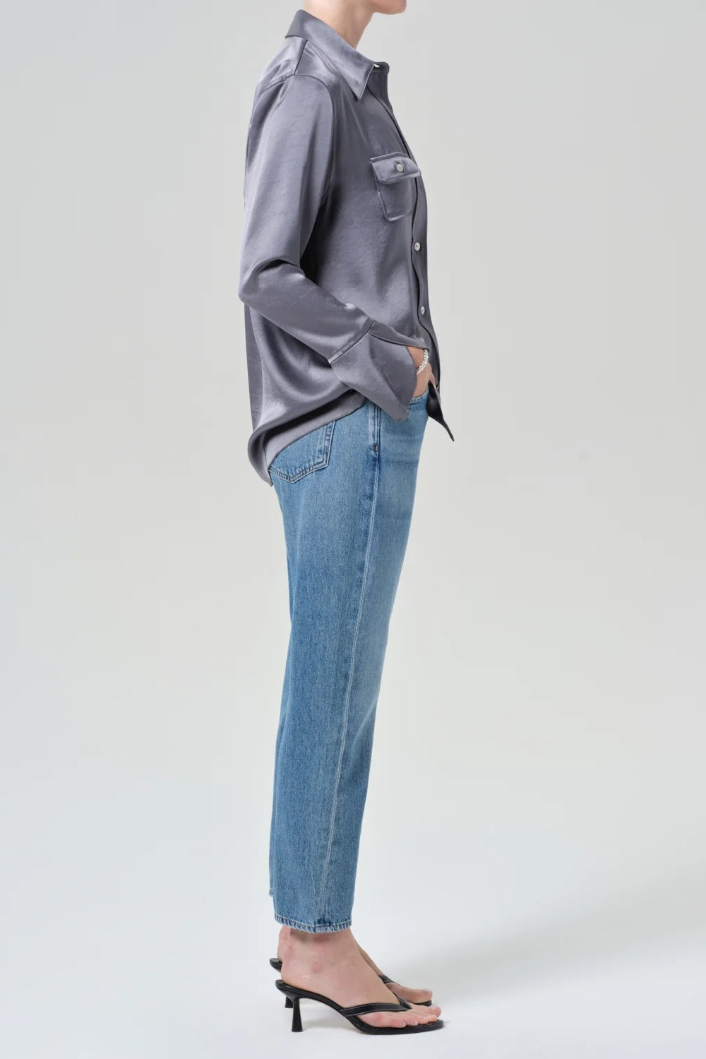 Winslow Boyfriend Cropped Jean in Solstice
