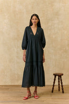Bali Cotton Dress in Black