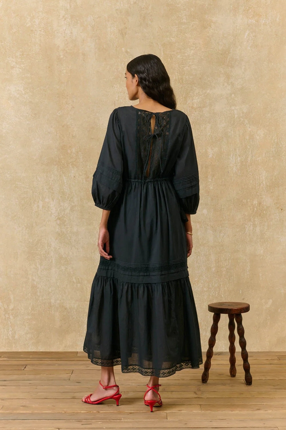 Bali Cotton Dress in Black