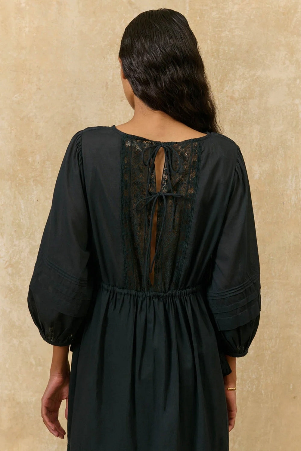 Bali Cotton Dress in Black
