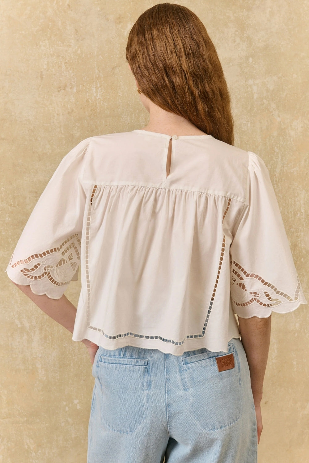 Louvia Blouse in Off White