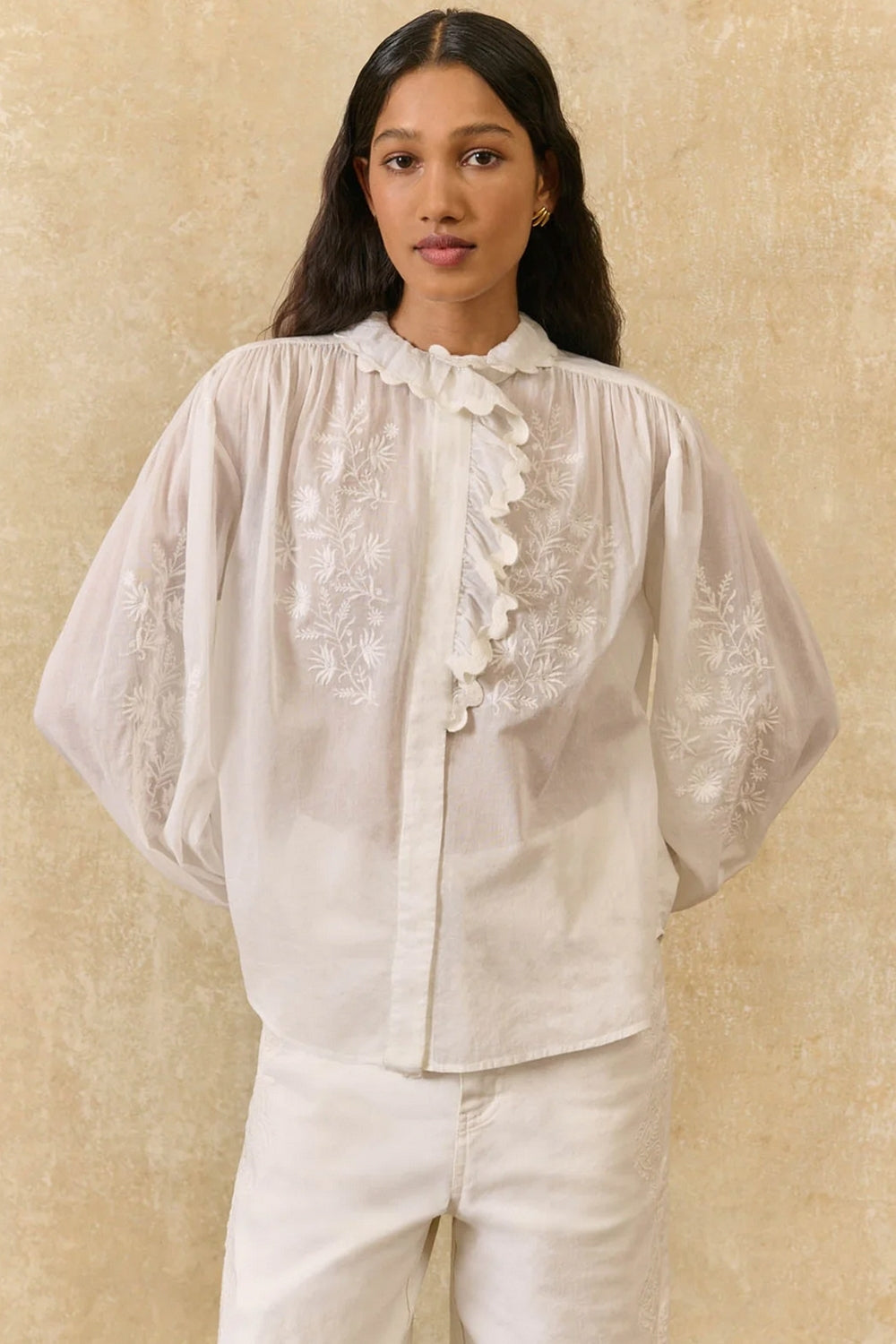 Cora Shirt in Off White