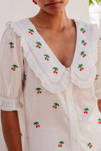 Ava Blouse in Cherrylicious