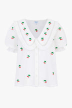 Ava Blouse in Cherrylicious