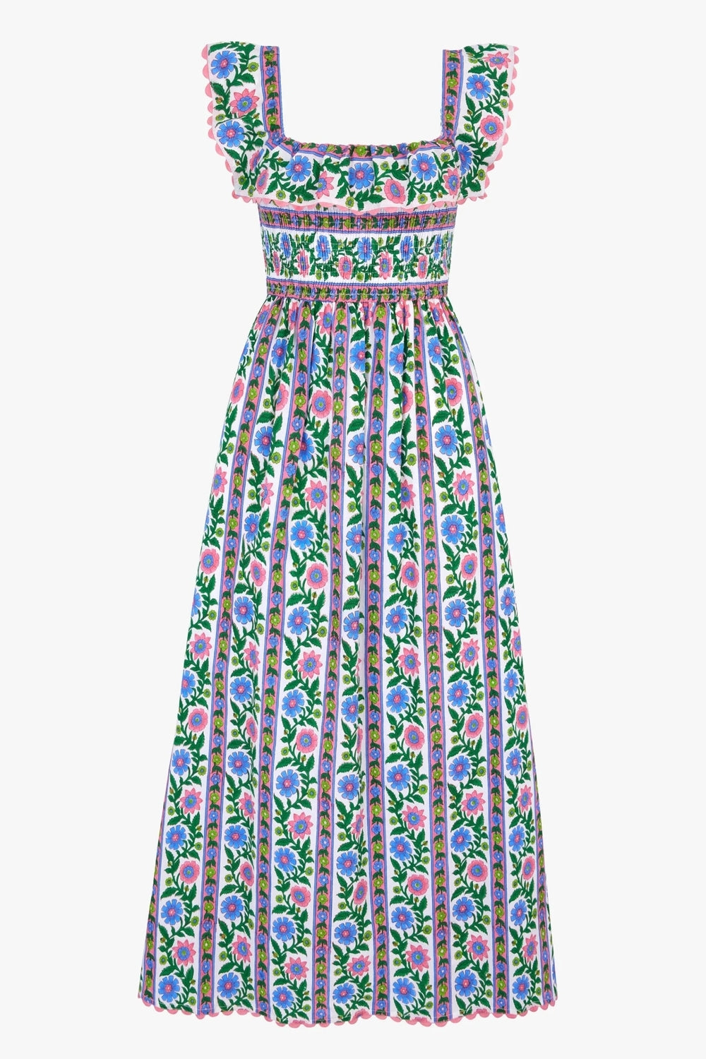 Carrie Dress in Folk Border