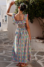 Carrie Dress in Folk Border