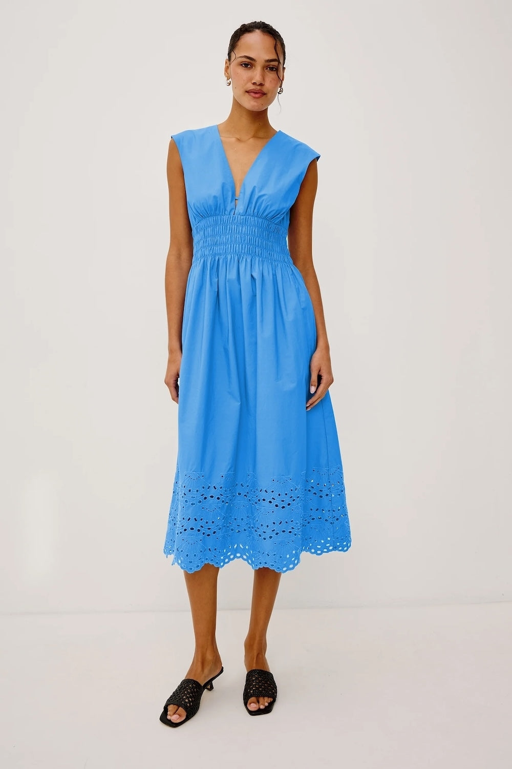 Roxanne Dress in Harbour Blue