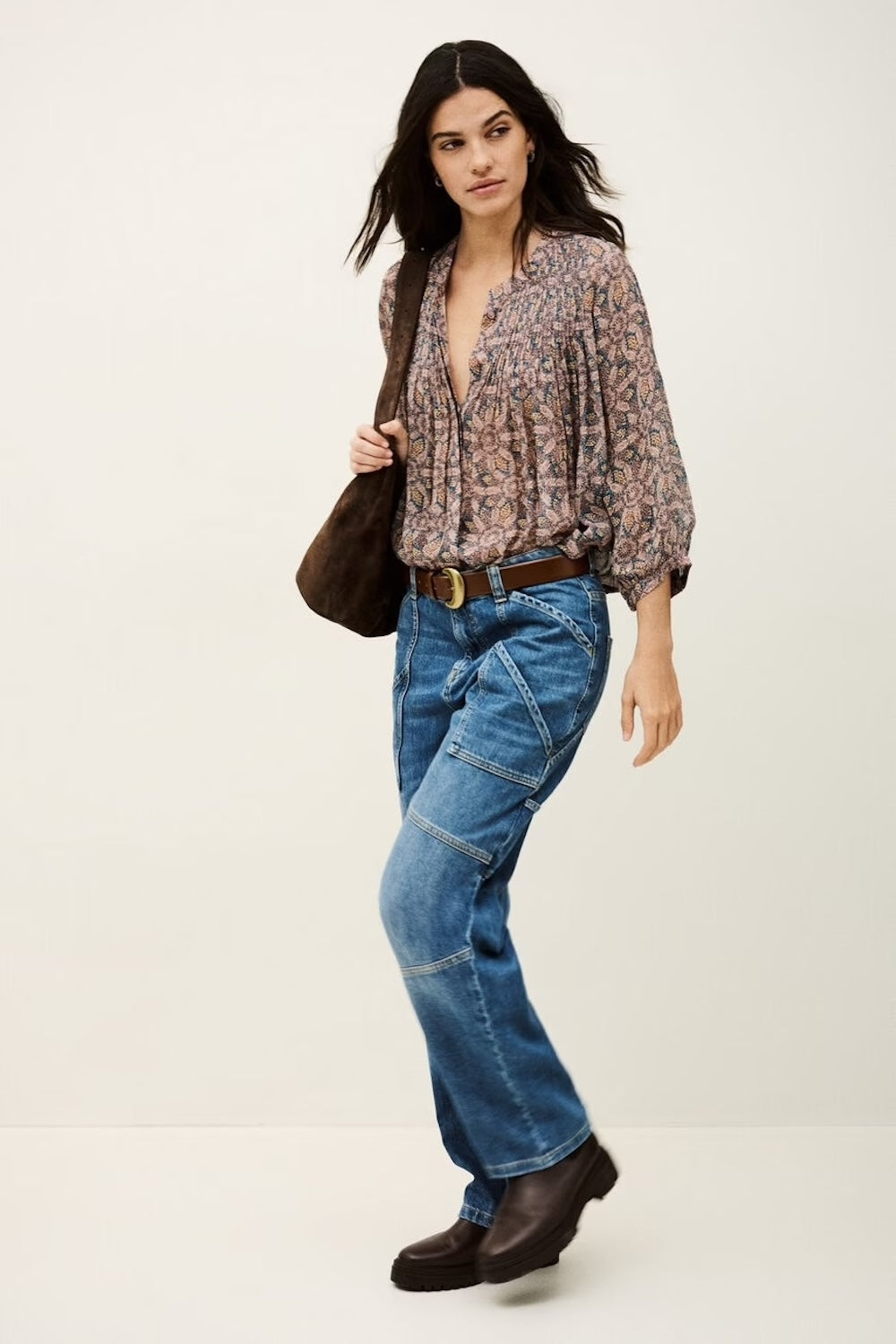 Tazio Blouse in Blue