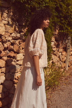 Sima Blouse in Natural Blush