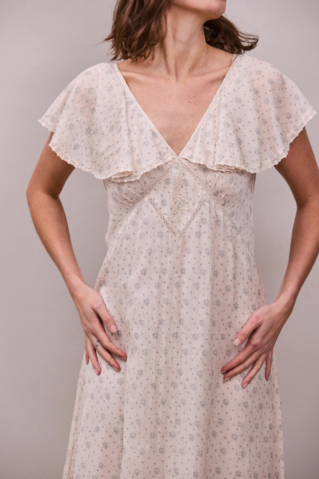 Vivienne Dress in Cornflower Print