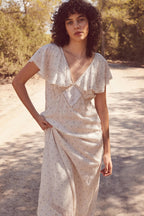 Vivienne Dress in Cornflower Print