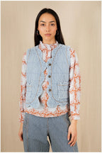 Estelle Gillet in Ice Blue