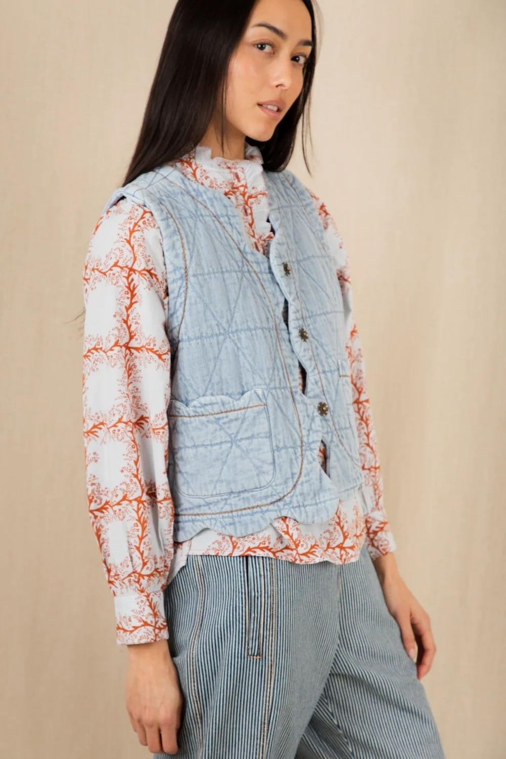 Estelle Gillet in Ice Blue