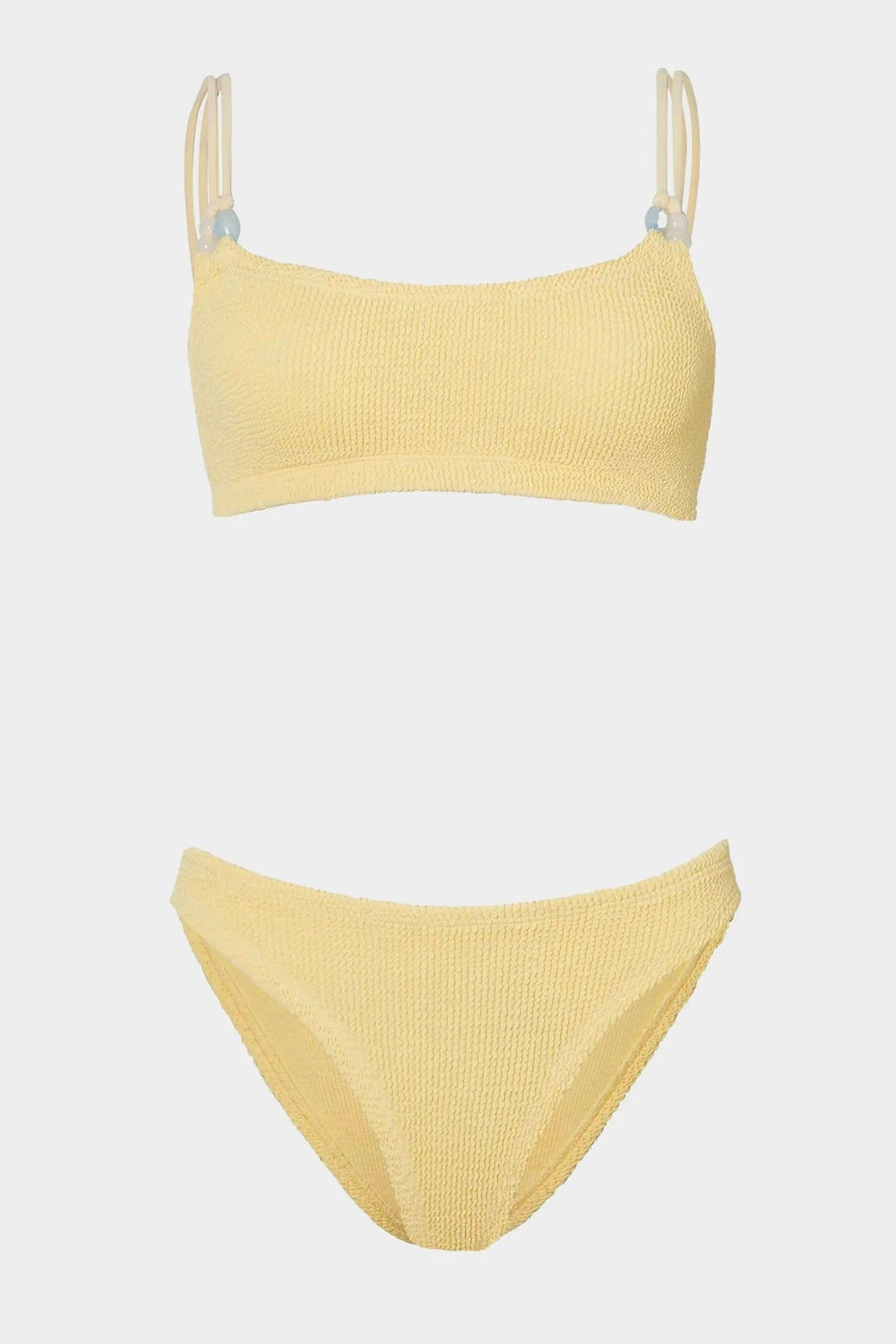 Cassie Beaded Bikini in Butter