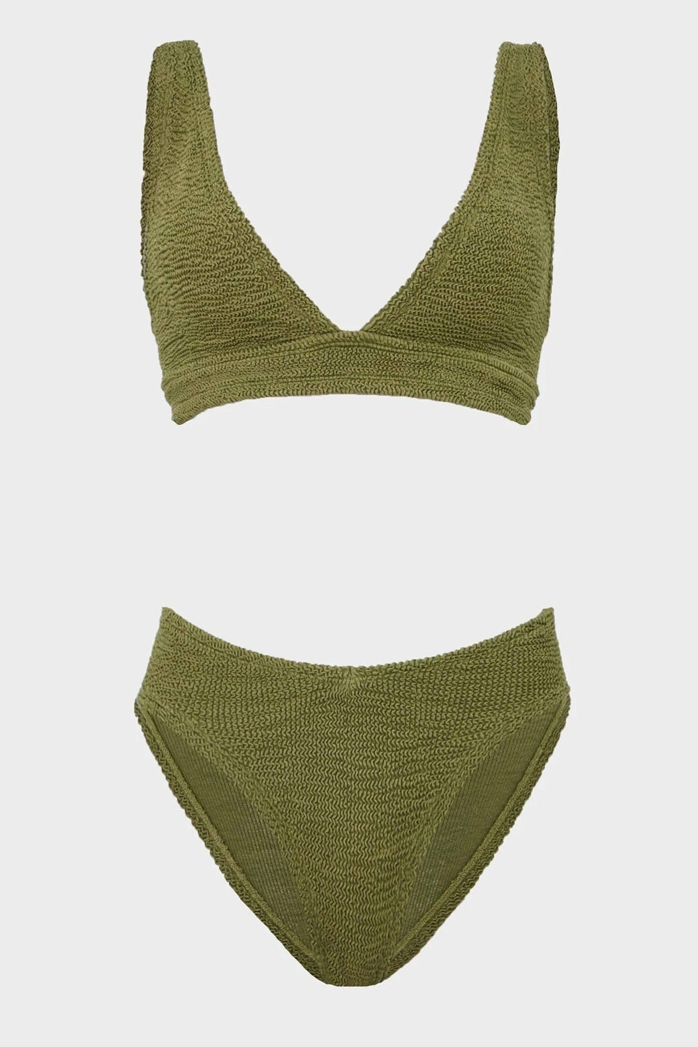 Angel Bikini In Metallic Moss