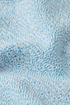 Hair Scrunchie in Metallic Ice Blue