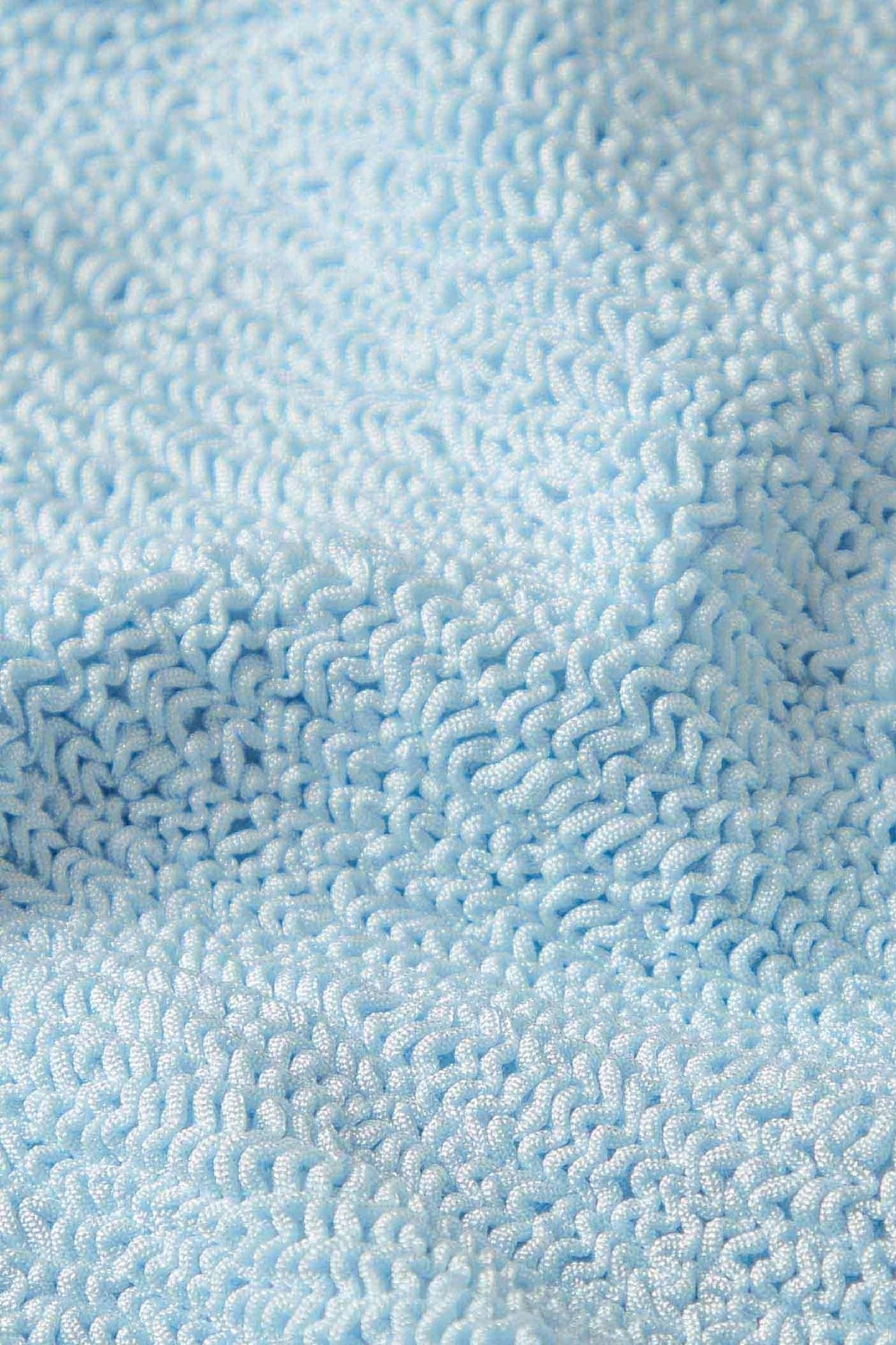 Hair Scrunchie in Metallic Ice Blue