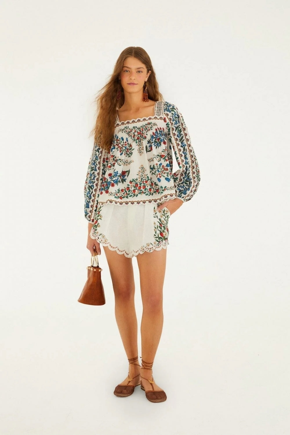 Fruit Beauty Richelieu Running Shorts in Off White