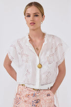 Gracie Top in White