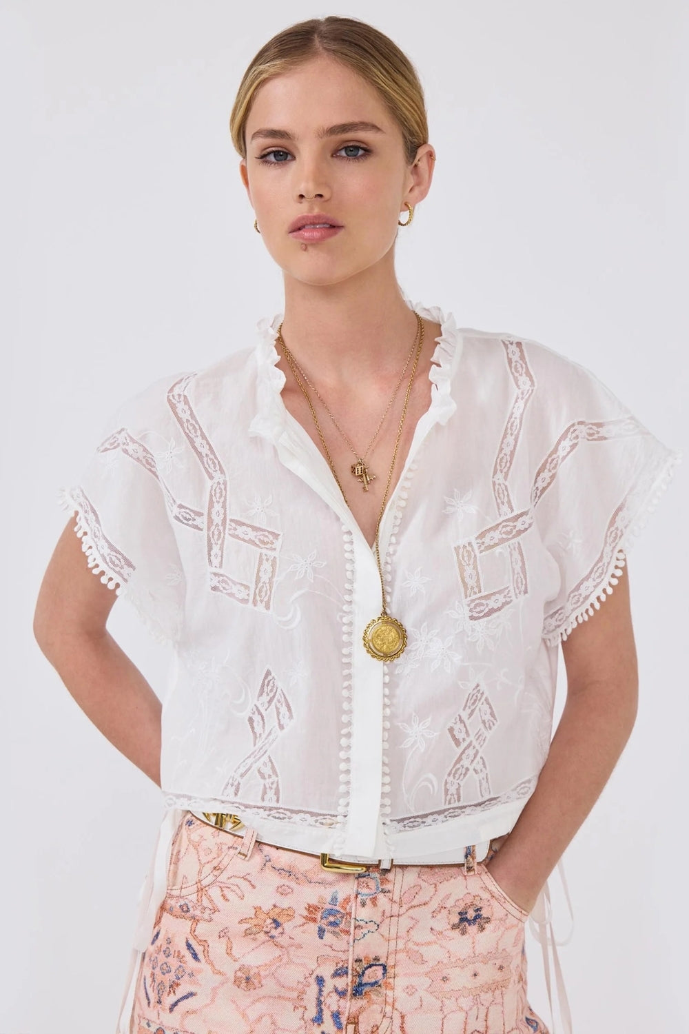 Gracie Top in White