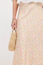 Matilde Skirt in Katie Floral Cream