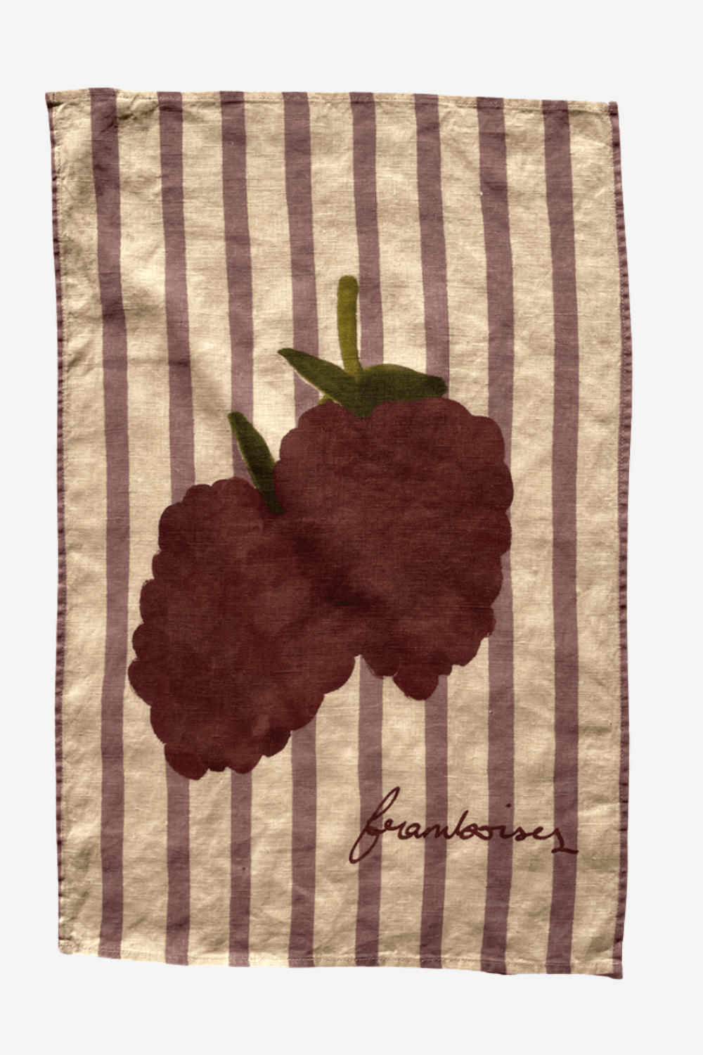Framboises Linen Tea Towel