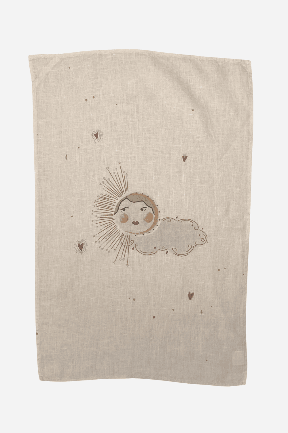 Love Sun Linen Tea Towel
