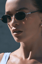 Icicle Sunglasses - Bright Gold/Smoke Mono
