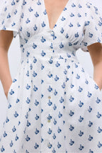 Melissa Linen Dress in Melissa Print