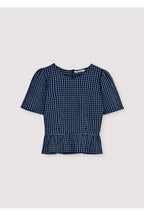 Jasmine Top in Summer Midnight Checks