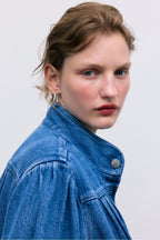 Tencel Jacket in Mid Denim