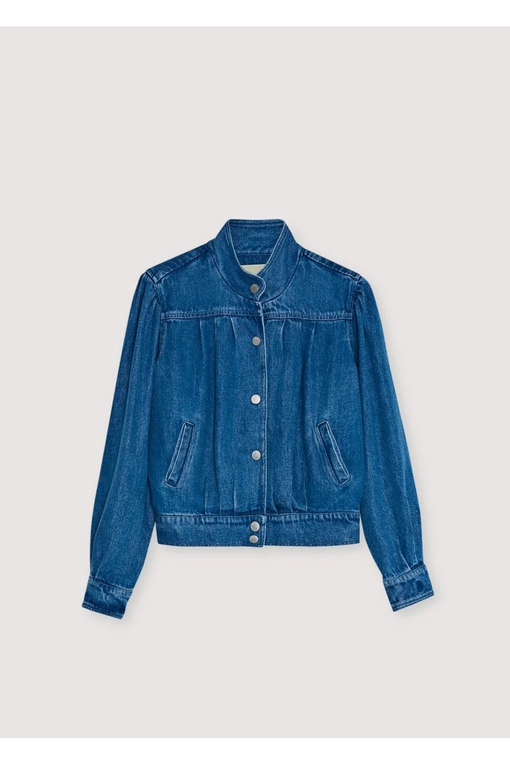 Tencel Jacket in Mid Denim