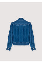 Tencel Jacket in Mid Denim