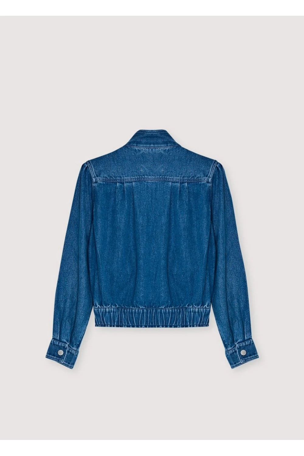 Tencel Jacket in Mid Denim