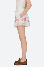 Astrid Embroidery Shorts in Multi