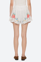Astrid Embroidery Shorts in Multi