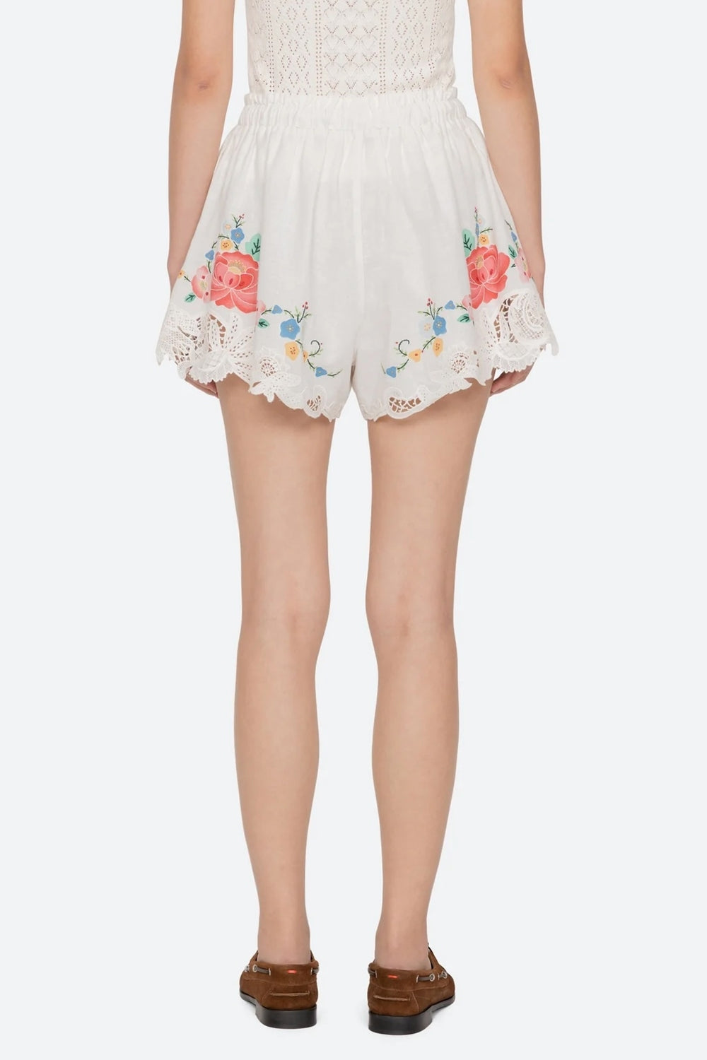 Astrid Embroidery Shorts in Multi