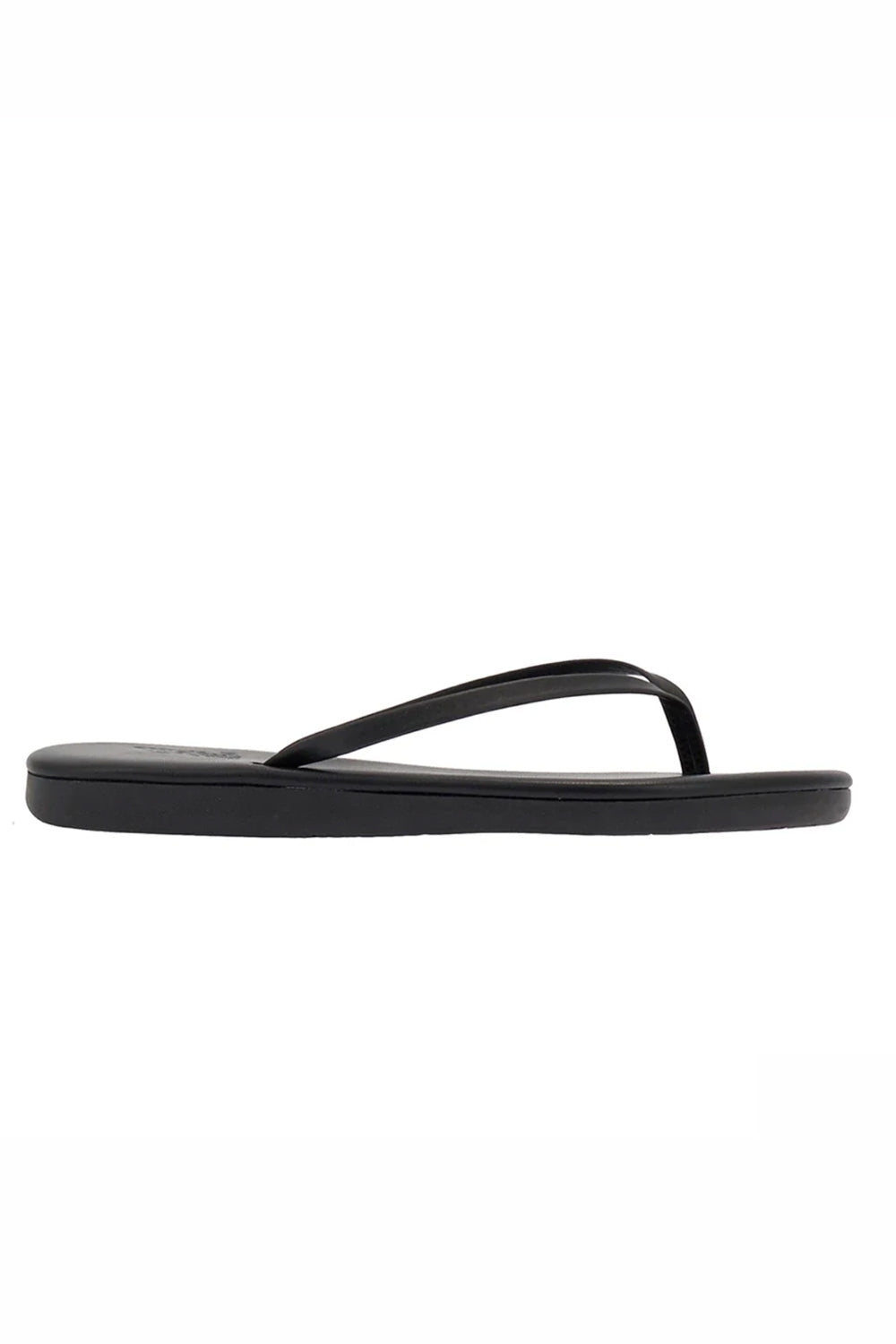 Saionara Leather Flip Flop in Black