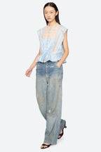 Ethel Solid Top in Blue