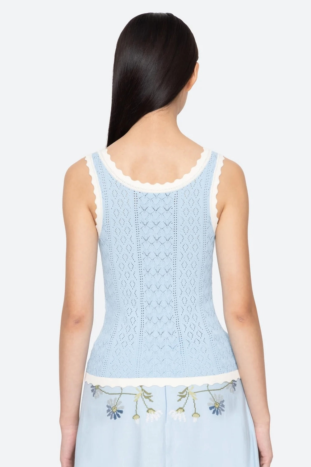 Georgia Knit Tank in Blue