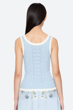 Georgia Knit Tank in Blue