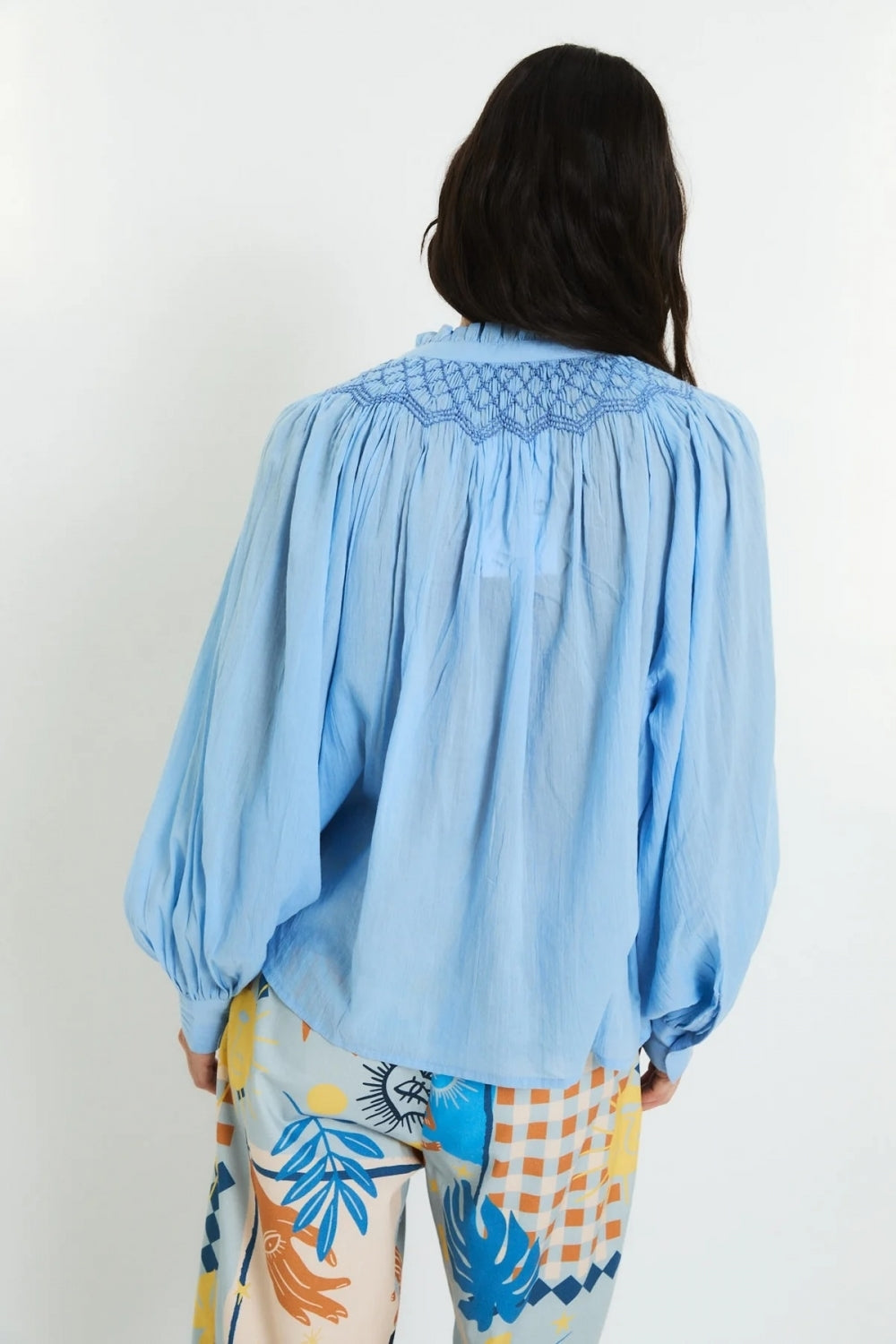 Tulipan Blouse in Azul