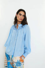 Tulipan Blouse in Azul