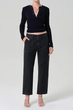 Winslow Utility Pant in Washed Black