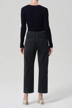 Winslow Utility Pant in Washed Black