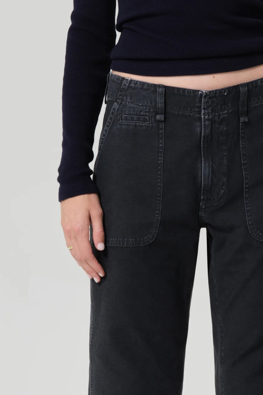 Winslow Utility Pant in Washed Black